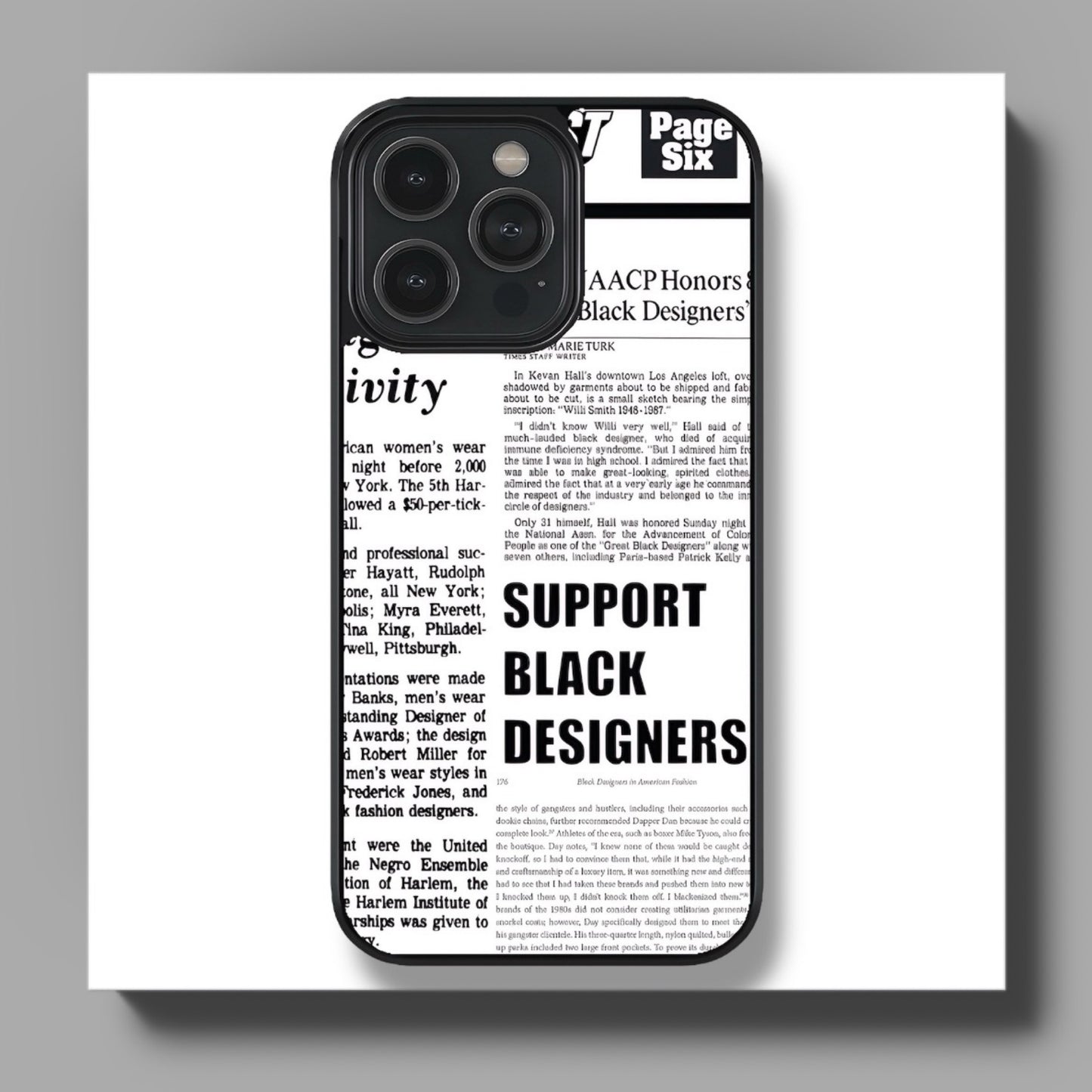 SUPPORT BLACK DESIGNERS +