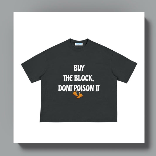 YAWK•MIDNIGHT (BOXY TEE)+