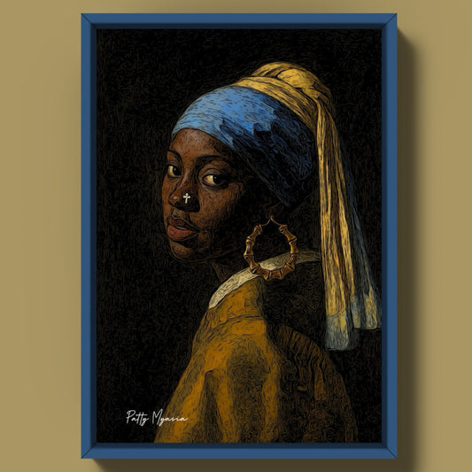 GIRL WITH A BAMBOO EARRING +