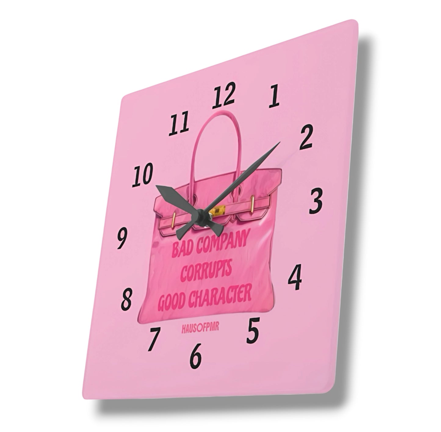 BAD COMPANY CORRUPTS GOOD CHARACTER (WALL CLOCK) +